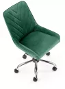 Кресло Halmar RICO (темно-зеленый/хром) icon 3
