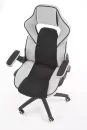 Кресло Halmar Sonic (черный/светло-серый)  фото 7
