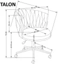 Кресло Halmar Talon (розовый) фото 3