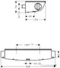 Смеситель Hansgrohe Ecostat Select 13111000 icon 2