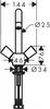 Смеситель Hansgrohe Logis 71222000 icon 3