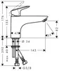 Смеситель Hansgrohe Logis 71311000 icon 2