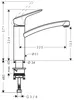 Смеситель Hansgrohe Logis 71832000 icon 2