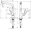 Смеситель Hansgrohe M712-H320 73810000 icon 3