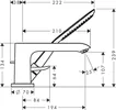 Смеситель Hansgrohe Metris 31190000 icon 2