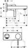 Смеситель Hansgrohe Metris S 31162000 icon 2