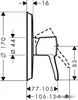 Смеситель Hansgrohe Metropol Classic 31365000 icon 2