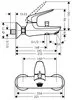 Смеситель Hansgrohe Novus 71040000 icon 2