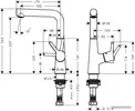 Смеситель Hansgrohe Talis S 72105000 icon 2