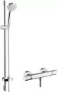 Душевая система Hansgrohe Croma 100 Vario EcoSmart Ecostat Comfort Combi 27033000 icon