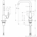 Смеситель Hansgrohe Ecos L 14816000 icon 2