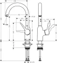 Смеситель Hansgrohe Focus M43 71812000 фото 2