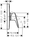 Смеситель Hansgrohe Logis 71607000 icon 2