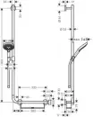 Душевая система Hansgrohe Raindance Select S 120 26324000 (хром) icon 7