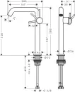 Смеситель Hansgrohe Tecturis S 240 Fine CoolStart EcoSmart+ 73372000 фото 4