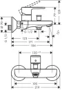 Смеситель Hansgrohe Vernis Blend 71440670 icon 2