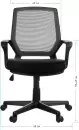 Кресло офисное Helmi Step HL-M02 / 283156 (черный) icon 4
