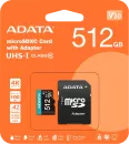 Карта памяти A-DATA Premier AUSDX512GUICL10A1-RA1 microSDXC 512GB (с адаптером) icon