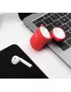 Bluetooth гарнитура Hoco E39 (для левого уха, белый/красный) фото 7