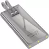 Портативное зарядное устройство Hoco J104 10000mAh (серый) фото 4