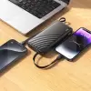 Портативное зарядное устройство Hoco J146 Night tide 10000mAh (черный) фото 4