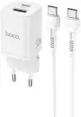 Сетевое зарядное Hoco N13 USB Type-C (белый) icon