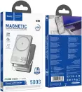 Портативное зарядное устройство Hoco Q36 5000mAh (металлик) фото 4