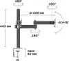 Кронштейн для монитора Holder MDS-SU203-B (черный) icon 2