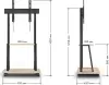 Стойка для телевизора Holder PR-108 (серый/сланец) фото 3