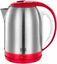 Электрический чайник HomeStar HS-1054 (стальной/красный) icon