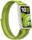 Фитнес-браслет Huawei Band 11 Pro (серый, с зеленым нейлоновым ремешком, международная версия) фото 2