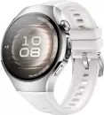 Умные часы Huawei Watch 5 42 мм (серебристый, с белым силиконовым ремешком, международная версия) icon