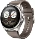 Умные часы с наушниками Huawei Watch Buds 2 (серебристый, с коричневым ремешком, китайская версия) icon