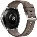 Умные часы с наушниками Huawei Watch Buds 2 (серебристый, с коричневым ремешком, китайская версия) фото 2