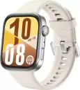 Умные часы Huawei Watch FIT 4 (серебристый, с бежевым силиконовым ремешком, международная версия) icon