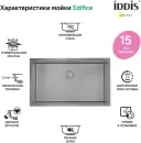 Кухонная мойка IDDIS Edifice EDI74G0i77 icon 4