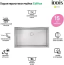 Кухонная мойка IDDIS Edifice EDI74S0i77 icon 3