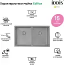 Кухонная мойка IDDIS Edifice EDI75G2i77 icon 4