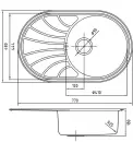 Кухонная мойка IDDIS Suno SUN77SDi77 icon 12