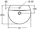 Умывальник Ideal Standard Connect Sphere E786401 icon 3