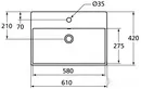 Умывальник Ideal Standard Strada K078101 icon 6