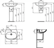 Умывальник Ideal Standard Tesi T352301 icon 2