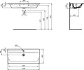 Умывальник Ideal Standard Connect Air E027401 icon 2