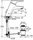 Смеситель Ideal Standard Ceramix A5646AA фото 2