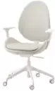Рабочий стул IKEA HATTEFJALL (Gunnared бежевый/белый) icon