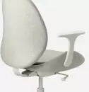 Рабочий стул IKEA HATTEFJALL (Gunnared бежевый/белый) icon 2