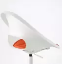 Рабочий стул IKEA LOBERGET / MALSKAR (белый/оранжевый) icon 3