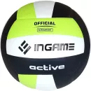 Волейбольный мяч Ingame Active (5 размер, белый/зеленый/черный) icon