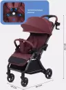 Детская прогулочная коляска MOWbaby Atom / MB200 (Cherry) icon 5