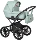 Детская универсальная коляска INDIGO Broco Eco Plus 14 2 в 1 (Be 04, шалфей кожа) icon